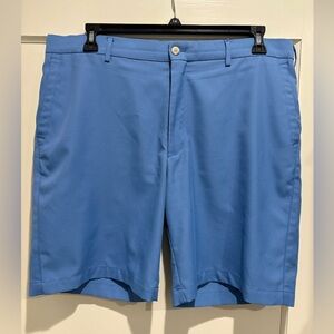 Peter Millar Sky Blue Flat Front Shorts